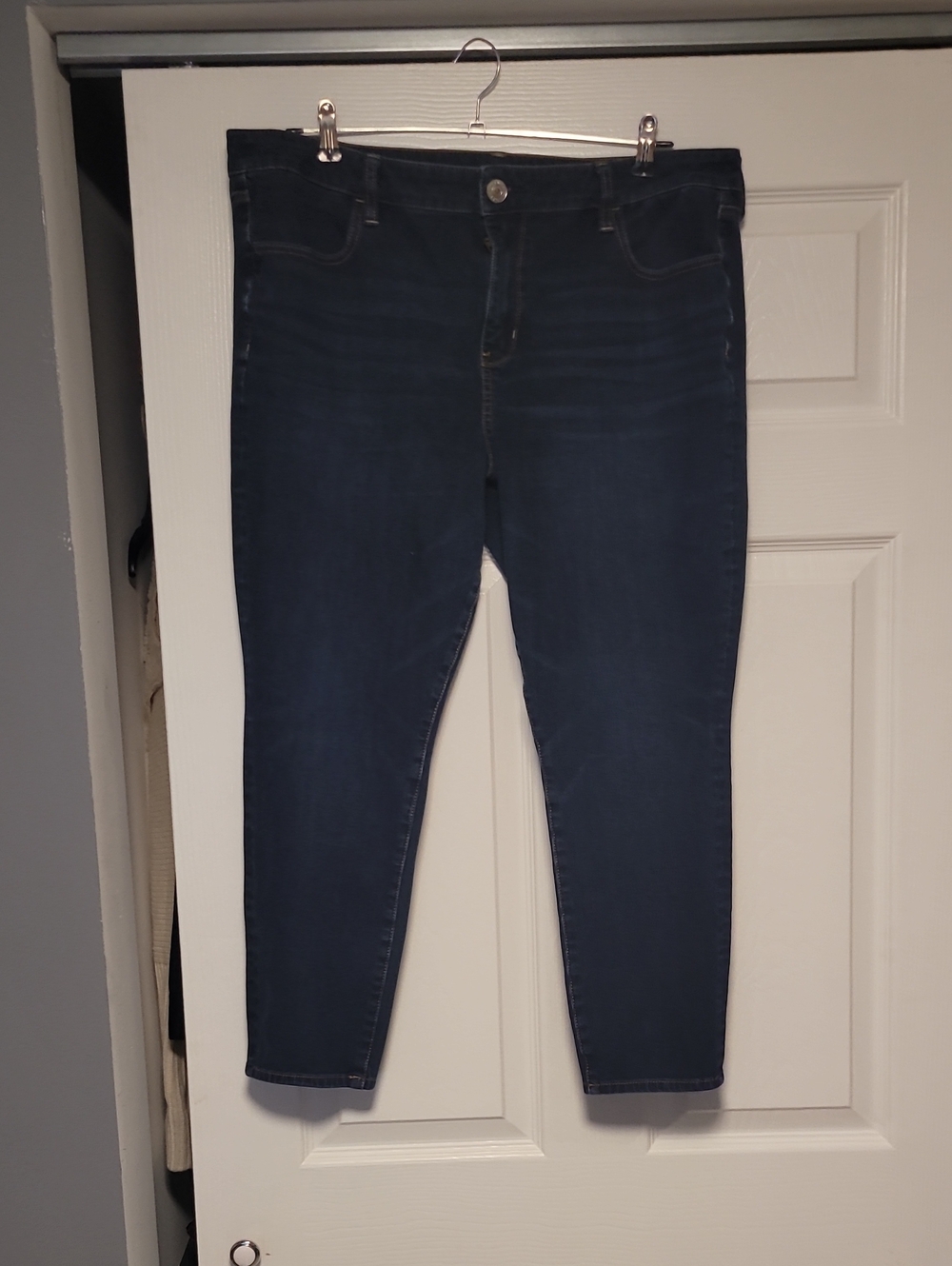 American Eagle Drean Jean Dark Blue Ankle Jeans